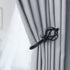 KAMANINA Decorative Curtain Drapery Holdbacks, Twisted Cage Finials, Black (1 Pair/2 Pack)