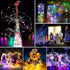 4Pack 16.4ft 200LED WS2812B DC5V BTF-LIGHTING Chasing Dream Full Color Twinkle Decorative Light Total Addressable IC