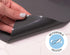 S&T INC. Coffee Mat, Silicone Bar Mat for Coffee Maker and Espresso Machine, 12 x 18 Inches, Grey, 1 Pack.