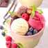 4 9 oz Summer Honeydak Pcs Ice Cream Ceramic Bowls Waffle Ice Cream Cups Reusable Sundae Dessert Snack Containers