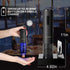 Secura Automatic Electric Wine Opener, Rechargeable Corkscrew with Foil Cutter (Black)
