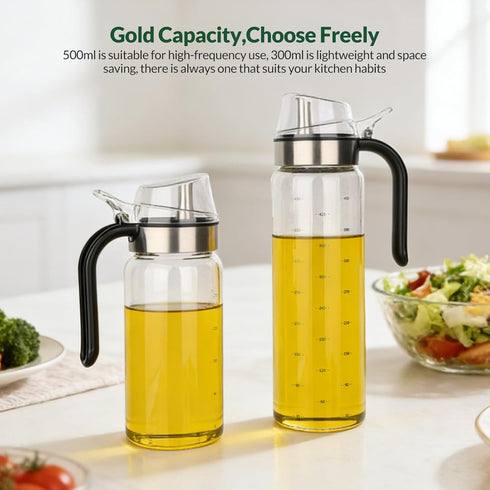 500ml, Spout(500ml 2pcs) hotder Oil Bottles, Olive Oil Dispenser, Oil Dispenser Bottles, Oil Dispenser, Oil Dispenser