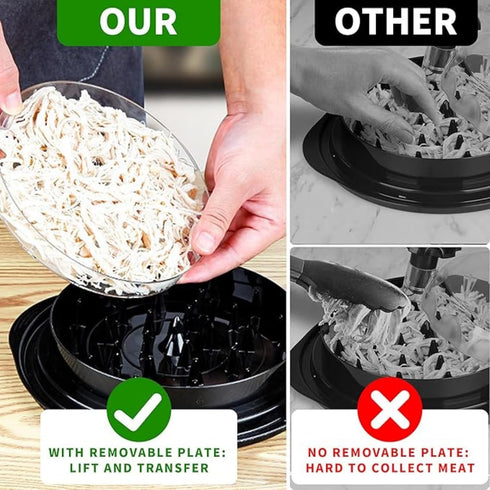 Generic Large Chicken Shredder Tool Twist Action- Visible Chicken Breast Meat Shredding, Ergonomic Anti-slip Handle