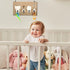 Yookeer Safari Animal Wall Hooks Kids Coat Hooks Wooden Safari Jungle Baby Nursery Wall Decor Decorative Elephant Lion