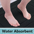 Arotive Memory Foam Bathroom Rug Mat - 30x20 Ultra Soft and Absorbent Bath Mat for Bathroom Floor, Black
