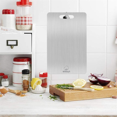 3 304 (15" 11", 13"x 9", 10" 6") Stainless Steel Cutting Board, PCS Cutting Boards for Kitchen, Stainless Non Stick
