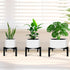 10"-16" 1 Pack) Heavy Duty Adjustable Metal Plant Stand for Plant Pot Indoor & Outdoor (Black