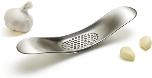 Joseph Joseph Stainless Steel Garlic Crusher - Dishwasher Safe Mincer