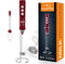 MF02 Rechargeable Milk Frother Handheld Foam Maker with Stainless Whisk for Cappuccino, Viva Red
