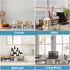Set 2, Counter NEX Cabinet Shelf Organizer of Kitchen Shelves Spice Rack, Stackable, Expandable, Kitchen Pantry