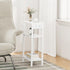 TB01BW079 TUTOTAK Narrow Side Table with Charging Station,Small End Table with USB Ports and Outlets, Skinny Sofa