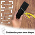 Rug Carpet Non Slip Grippers, Reusable Washable Double Sided Carpet Tape Pads, 8Pcs Strong Adhesive