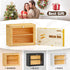 Countertop, Bread Box for Kitchen Double-layers large Bread Container with Transparent Door, Bread Storage&Multiple