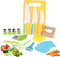 FGASIDYO 16PCS Montessori Kitchen Tools Cookware Baking Toy, Toddler Baking Set for Real