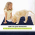 Small Bathroom Rugs - Non Skid Washable Microfiber Kitchen Mats for Indoor Outdoor Bath Shower, Navy Blue, 20" W x 32"