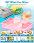 ZDPMK 2 Pack Silicone Ice Cube Trays, Flexible Molds for 15 Ice Cubes, Reusable & BPA Free for Freezer, Cocktail,