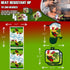 Lobyn Value Packs: 5-Piece Country Kitchen Towel Set - Proud Rooster & Red Barn Motif, 2 Dish Towels, Oven Mitt &