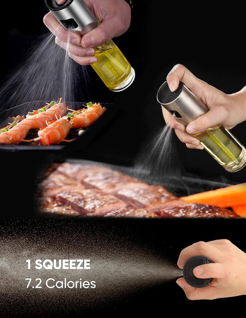 100ml Olive Oil Spritzer, Oil Sprayer for Cooking, Salad, BBQ, Kitchen Baking, Roasting