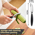 Selthoo One-piece vegetable peeler with ergonomic non-slip handle and sharp blade, sturdy and durablethe perfect