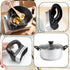 2pcs Pot Handle Replacement, Universal for Sauce Pot, Cooker, Steamer, Pressure Pan Short Side Handle (1 or 2-Hole