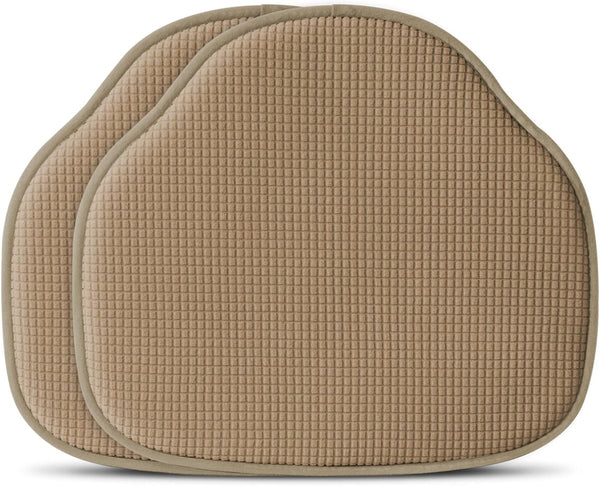 Shinnwa Windsor Chair Cushions Set of 2, Farmhouse Kitchen Seat Cushions, Non