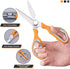 3-Pack Kitchen Shears Heavy Duty All Purpose Stainless Steel Scissors Dishwasher Safe Cooking for Meat, Chicken, Fish