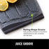 7.48" Mini Plastic Cutting Board for Kitchen, Small Non-Slip Board with Juice Grooves, Dishwasher Safe, Easy Grip