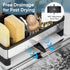 Countertop, VUSIGN Sponge Holder for Kitchen Sink, Sink Caddy Organizer with Brush Holder, Rustproof Stainless