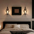 Set 2, Wall Candle Sconces of Modern Minimalist Metal Candle Holders for Pillar, Tealight, and LED Candles