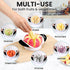 SCHVUBENR 3.5 Inch Apple Slicer - Professional Stainless Steel Apple Cutter with 8 Sharp Blades (Black)