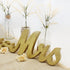 Wooden Mr and Mrs Sign - Rustic Wedding Signs for Table Decoration, Photo Props for Anniversary and Engagement