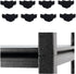Whalen Post Insert Corner Connector for Shelving Costco (8 Units) in Black