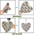 Heart Shaped Cake Pans - Heart Silicone Mold for Baking, Large 2 Inches, 10 Cavities for Ice Cube, Chocolate