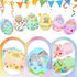 EIHFHIE 12 Pcs Resurrection Eggs with Matching Religious Easter Story Cards,Christian Empty Eggs for Easter Decorations