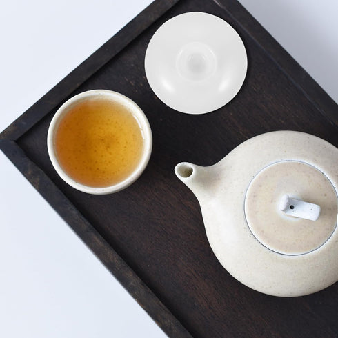 Zerodeko 1PC Ceramic Tea Pot Replacement Lid, White Ceramic Teapot Lid, Tea Kettle Cover for Blooming and Loose Leaf
