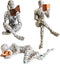 3 Pcs Reading Women Figurine, Thinker StatueModern Bookshelf DecorAesthetic SculptureRoom Decor Modern