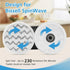 6 Pack 3897A 3712 3897A/3712 / Rotating Steam Mop Pads Replacement for Bissell SpinWave SmartSteam Scrubbing Steam Mop
