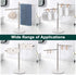 Hand Towel Holder, F-Shape Stand with Marble Base, Stainless Steel Swivel Hand Towel Rack for Bathroom Kitchen