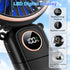 Portable Handheld Fan, 5200mAh Rechargeable, 180° Foldable Mini Hand Held Fan, Max 22 HRS Working, 6 Speeds, LED Display