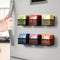 Magnetic Tea Bag Organizer - 6-Piece Metal Storage for Refrigerator, Kitchen Shelf & Counter, Stylish & Space Saving