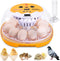 Gpeng Egg Incubator, 12 Eggs Incubator with Auto Egg-Turning, Auto Temperature Control,