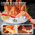 Veluft 20 Pcs Crab Crackers and Tools, Crab Crackers, Lobster Sheller, Fork, Scissors & Storage Bag, Crab & Lobster