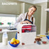BAGSPRITE Stand Mixer Cover with Appliance Sliders Base, Compatible with KitchenAid Mixer-Storage Bag for 4.5/5 Quart