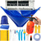 Oiktylr 18Pcs Mini Split Cleaning Kit Bag with 2L Pressure Sprayer, PVC