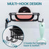 TAILI Shower Soap Holder, Soap Dish for Shower Wall with Hook, Bar Soap Holder, Suction Cup with Razor Holder