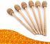 4PCS Honey Mixing Stirrer, Wooden Honey Dipper, Smooth Honey Comb Stick, Honey Spoon Collecting Dispensing Drizzling