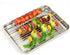 Baking Sheet with Cooling Rack, 1 Cookie Sheet + 1 Baking Rack, Stainless Steel Small Baking Sheet Pan, 10.4 x 8 x 1