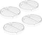 TeamFar Round Cooling Rack Set of 4 - 7½ Inch Stainless Steel Baking Steaming Roasting Rack Set for Pot Air Fryer