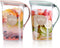 Coloch 2 Pack 2 Quart Plastic Water Pitcher with Flip Top Spout