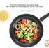 AUNMAS Nonstick Frying Pan, Mini Stainless Steel Cooking Pan, Thickened Wall, Induction Cooker Gas Stove
